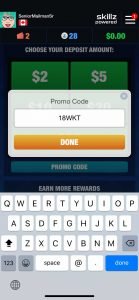 How to apply one solitaire cube promo code step 2